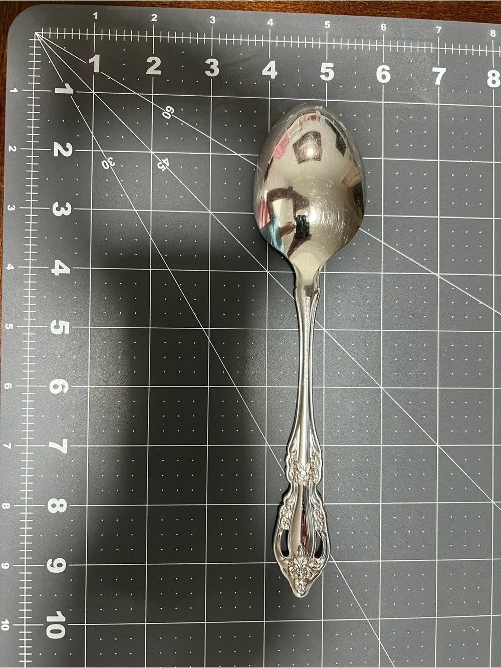 Vintage Oneida Brahms Deluxe Stainless Table Serving Spoon
